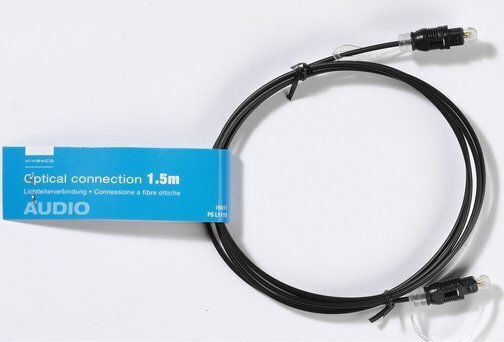 Vivanco Optical Audio Cable TOS male - TOS male Μπλε 1.5m (19411)