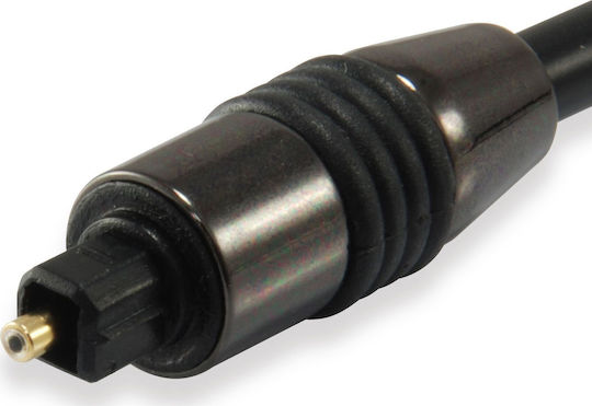 Equip Cablu Audio Optic TOS masculin - TOS masculin Negru 5m (147923)