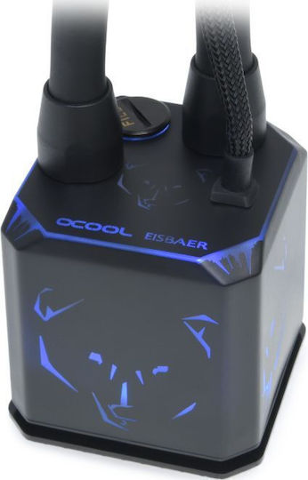 Alphacool Eisbaer Aurora HPE Edition 360 Охлаждане AIO CPU с 3 Вентилатора 120mm и RGB Осветление