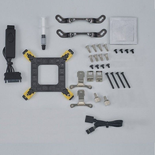 Azza Blizzard 360mm Wasserkühlsysteme AIO CPU mit 3 Lüfter 120mm und ARGB Beleuchtung