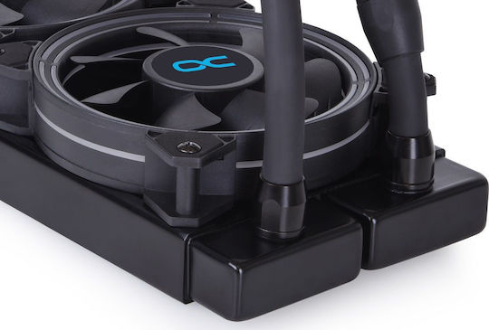 Alphacool Eisbaer Aurora LT360 Water Cooling System AIO CPU with 3 Fans 120mm and ARGB Lighting