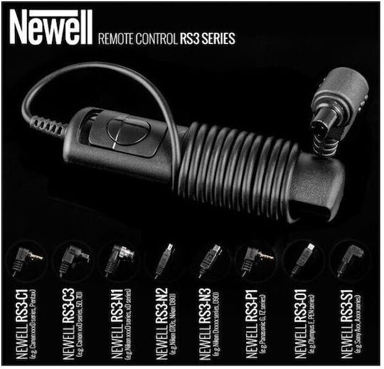 Newell Fernbedienungsauslösekabel Newell Rs3-n3 Auslösekabel für Nikon D90 D7100 D5300