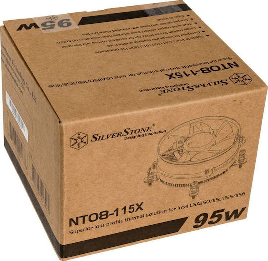 Silverstone Nitrogon NT08-115X Cooler Procesor pentru Socket 115x