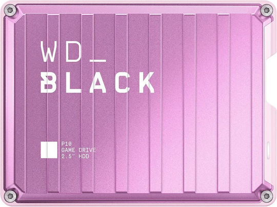 Western Digital P10 Game Drive USB 3.2 Εξωτερικός HDD 4TB 2.5" Ροζ