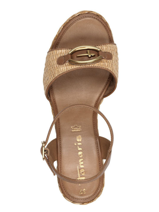 Knitted Women's Espadrilles In Beige Colour