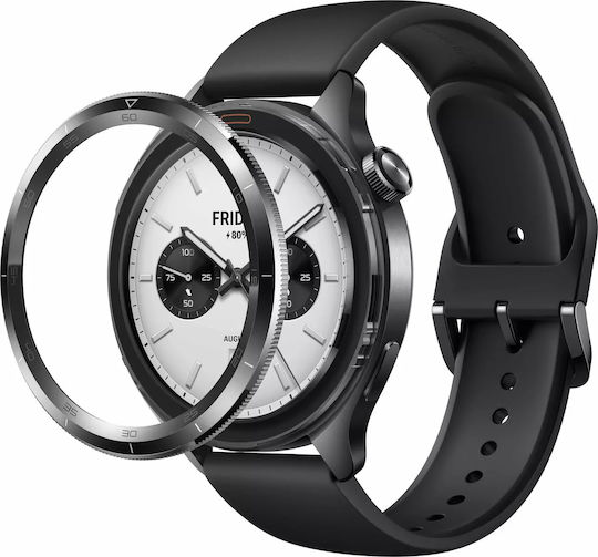 Xiaomi Watch S4 Aluminium 47mm Αδιάβροχο με Παλμογράφο (Μαύρο)