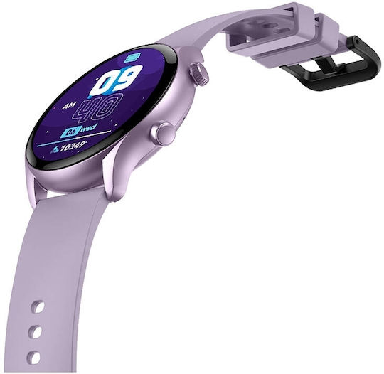 Zeblaze Btalk 3 Plus 46mm Smartwatch with Heart Rate Monitor (Purple)