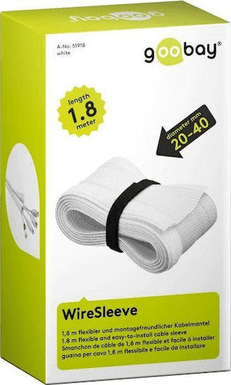 Goobay Cable Flex Wrap White 51918 1 Piece