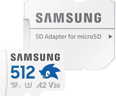 Samsung Pro Plus microSDXC 512GB U3 V30 A2 UHS-I 180MB/s με αντάπτορα