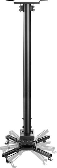 Vivolink Βάση Projector Οροφής με Μέγιστο Φορτίο 35kg Μαύρη