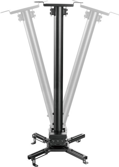 Vivolink Βάση Projector Οροφής με Μέγιστο Φορτίο 35kg Μαύρη