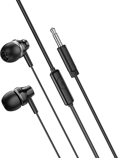 Borofone BM74 In-Ear Freihändig Kopfhörer mit Stecker 3.5mm Schwarz