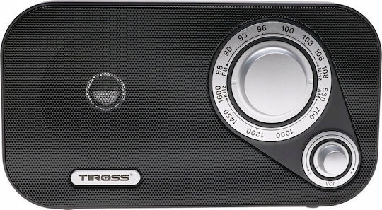 Tiross TS-462 Φορητό Ραδιόφωνο Μπαταρίας Μαύρο