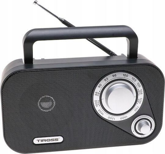 Tiross TS-462 Φορητό Ραδιόφωνο Μπαταρίας Μαύρο
