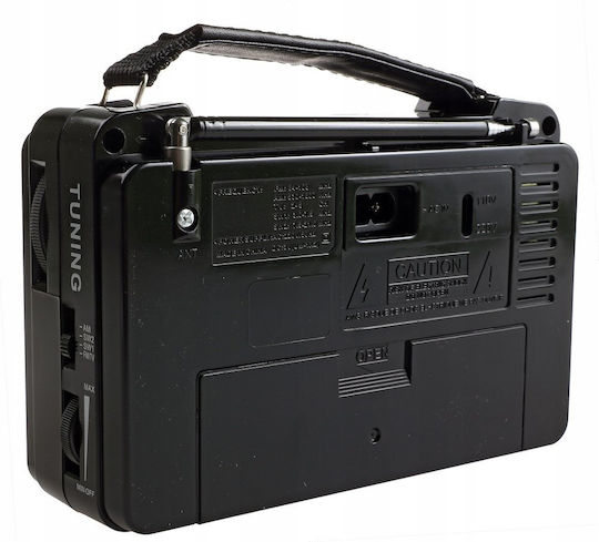 Tiross TS-462 Φορητό Ραδιόφωνο Μπαταρίας Μαύρο