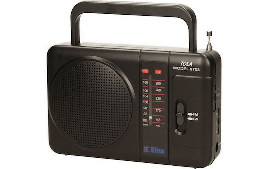 Eltra Radio TOLA Портативен Радиоприемник Черен