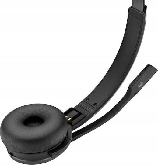 Epos Impact SDW-5061 Drahtlos Auf dem Ohr Multimedia-Headsets mit Mikrofon und Verbindung Bluetooth in Schwarz Farbe