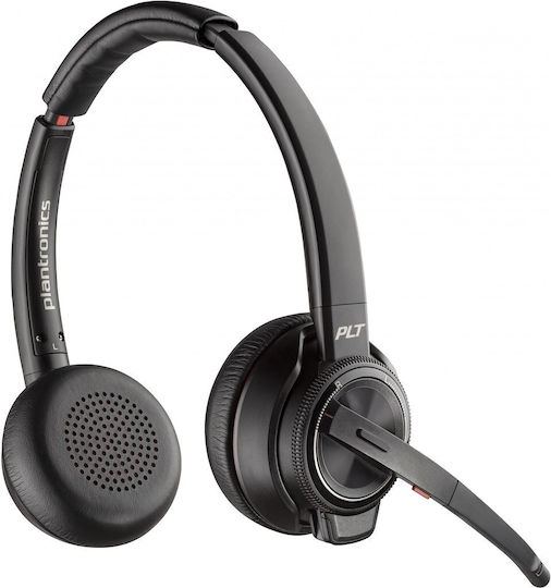 Poly Savi 8200 UC Wireless On Ear Multimedia Headphone with Microphone Bluetooth
