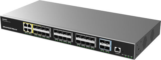 Grandstream GWN7831 Управление на L3 Switch с 4 Портове Гигабитови (1Gbps) Ethernet и 24 SFP Портове