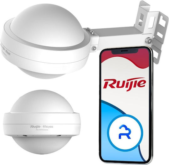 Ruijie RG-RAP6202(G) Outdoor Access Point with Mesh Wi‑Fi 6 Dual Band (2.4 & 5GHz) Single Kit White