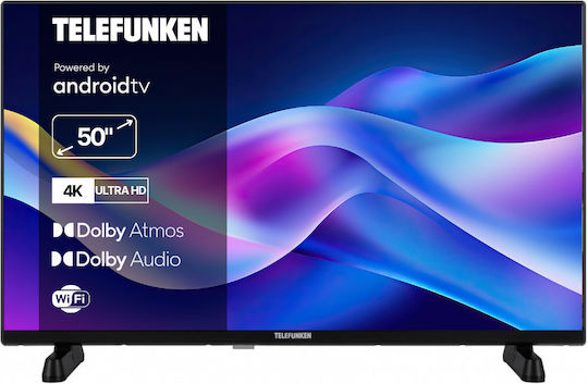 Telefunken Смарт Телевизор 50" 4K UHD Edge LED 50UA9007F/G HDR (2024)
