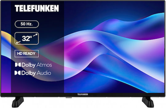 Telefunken Τηλεόραση 32" HD Ready LED 32HE4014F/G HDR (2024)