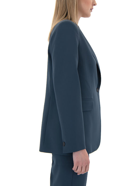 MY T Blazer pentru femei Sacou Albastru