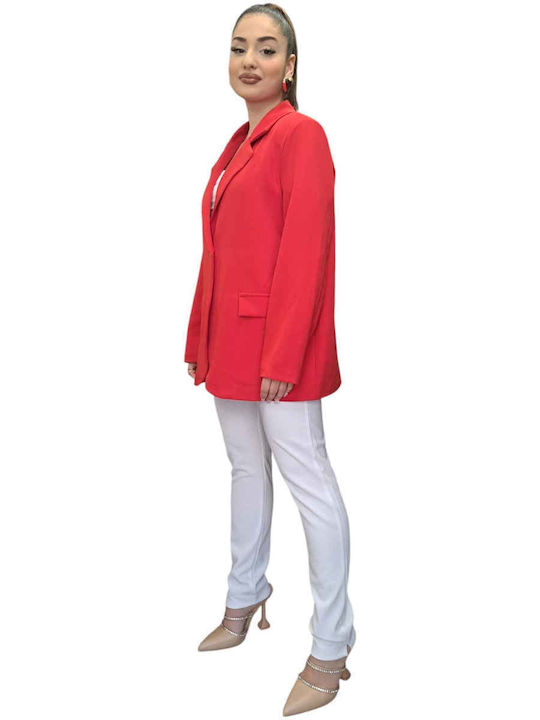Remix Blazer pentru femei Sacou RED