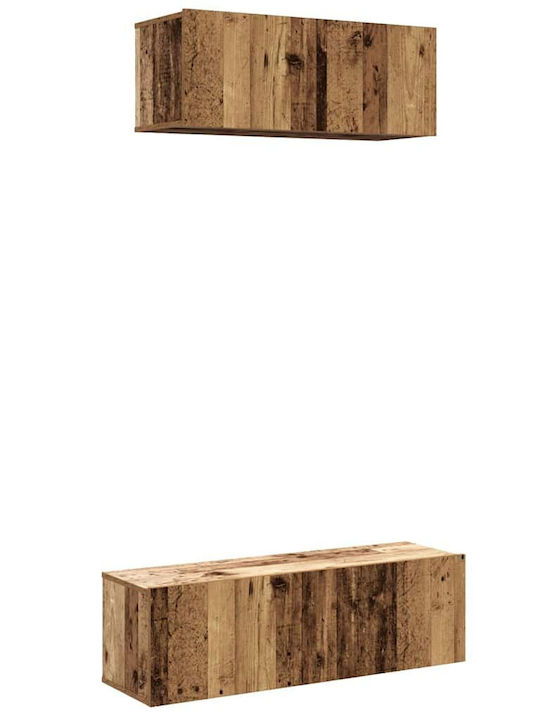 Wohnzimmer TV-Einheit Old Wood L100xB30xH30cm