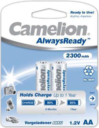 Camelion AlwaysReady Επαναφορτιζόμενες Μπαταρίες AA Ni-MH 2300mAh 1.2V 2τμχ