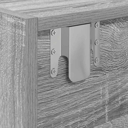 Vidaxl Έπιπλα Τηλεόρασης 2 Τεμ 80x31x25,5 Εκ Επεξεργασμένο Ξύλο Γκρι