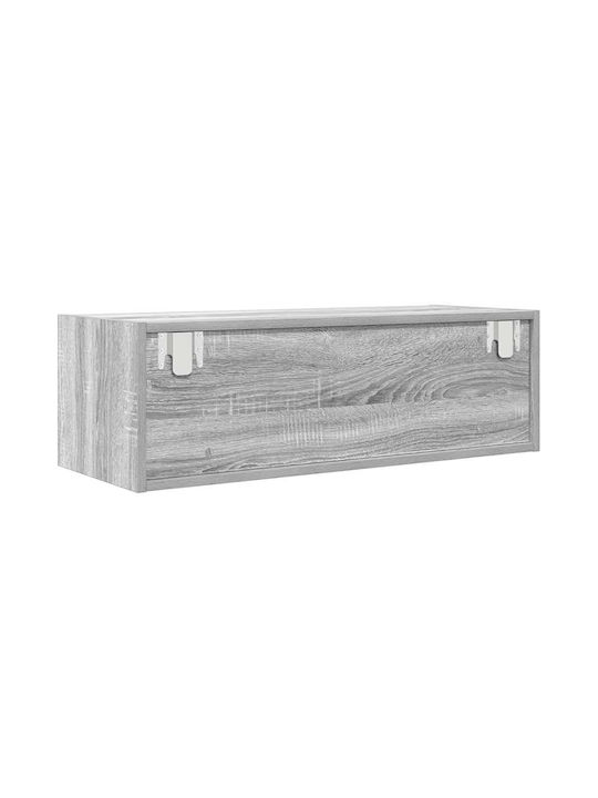 Vidaxl TV-Möbel 2 Stück 80x31x25,5 cm Holzwerkstoff Grau