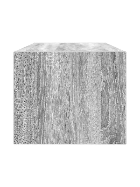 Vidaxl TV-Möbel 2 Stück 80x31x25,5 cm Holzwerkstoff Grau