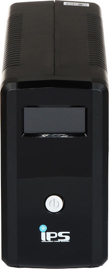 IPS TM-LI-PRO-600-F2 UPS Line-Interactive 600VA 360W με 2 Schuko Πρίζες