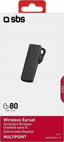 TEEARSETBT310K Earbud Bluetooth хендсфри Слушалка Черен