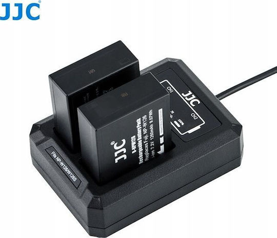JJC Doppelter Batterieladegerät Kompatibel mit Fujifilm