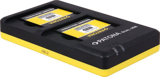 Patona Double Battery Charger Compatible with Olympus