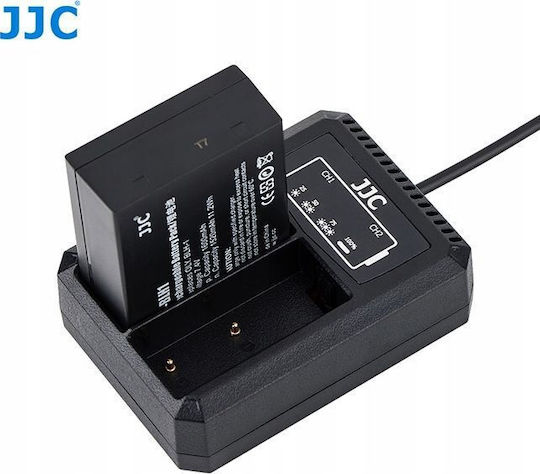 JJC Double Battery Charger Compatible with Olympus