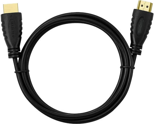Techly HDMI 2.0 Premium High Speed 4K 60Hz HDR Cable HDMI male - HDMI male 9m Μαύρο