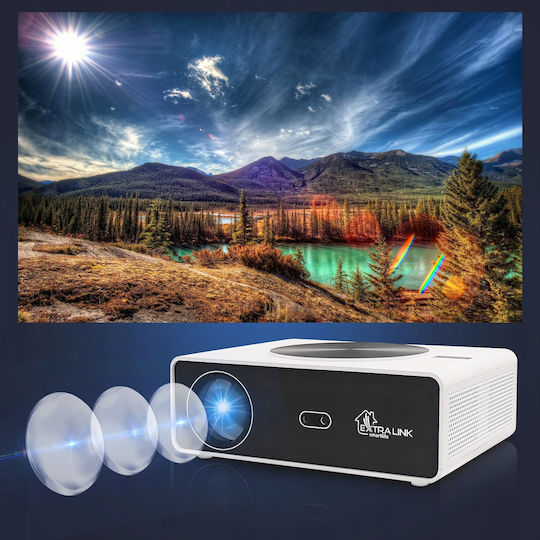 Extralink 407581 Projector LCD Full HD with Built-in Speakers White