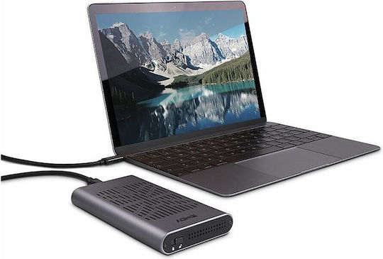 Lindy Carcasă pentru unitate de hard disk M.2 SATA III NVME cu conexiune USB 3.2 Tip-C