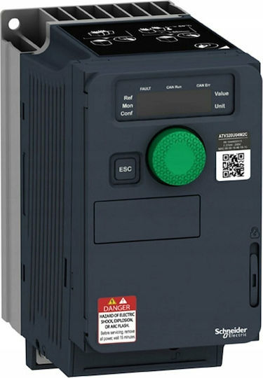 Инвертор Schneider Electric 4kw 3x380-500v/9.5a Компактен Altivar 320 Atv320u40n4c 6459371 3606480966781