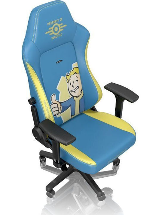 Noblechairs Hero Fallout Vault-Tec Edition Καρέκλα Gaming Δερματίνης με Ρυθμιζόμενα Μπράτσα Μπλε