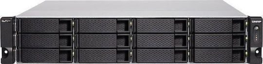 QNap TS-h1886XU-RP-R2-D1622-32G NAS Rack με 12 θέσεις για HDD/SSD και 4 θύρες Ethernet