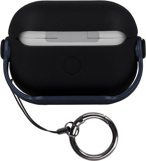 TelForceOne Headset Калъф с кука в Черен цвят за Apple AirPods 1 / AirPods 2