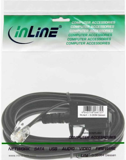 In-line Cable Tae-n Rj11 6p4c 20m 18814
