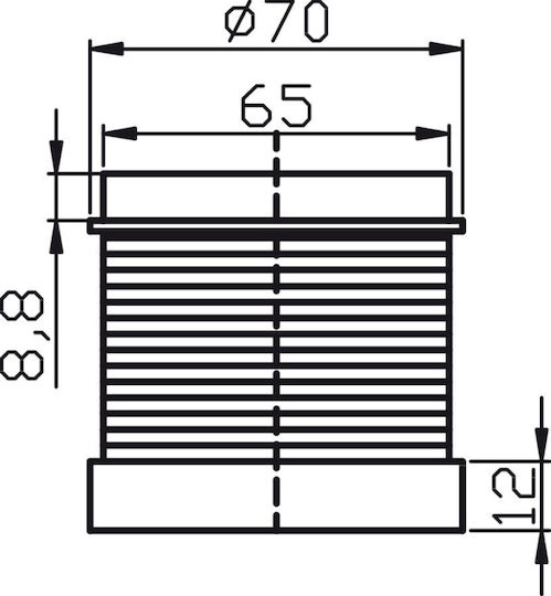 Spamel LED Module 230V Κίτρινο 1τμχ LT70\230-LM-Y