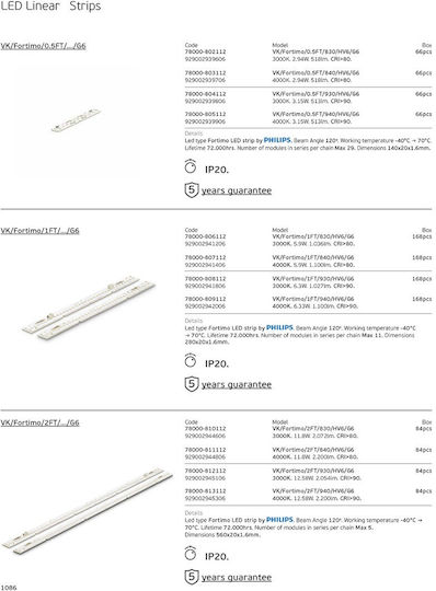 VK Lighting LED 12.58W 1τμχ 78000-813112