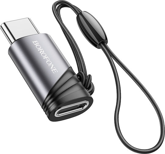 Borofone Μετατροπέας USB-C / Lightning male σε Lightning male 1τμχ