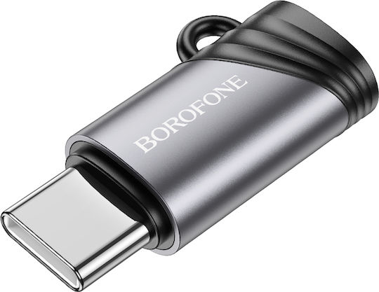 Borofone Μετατροπέας USB-C / Lightning male σε Lightning male 1τμχ